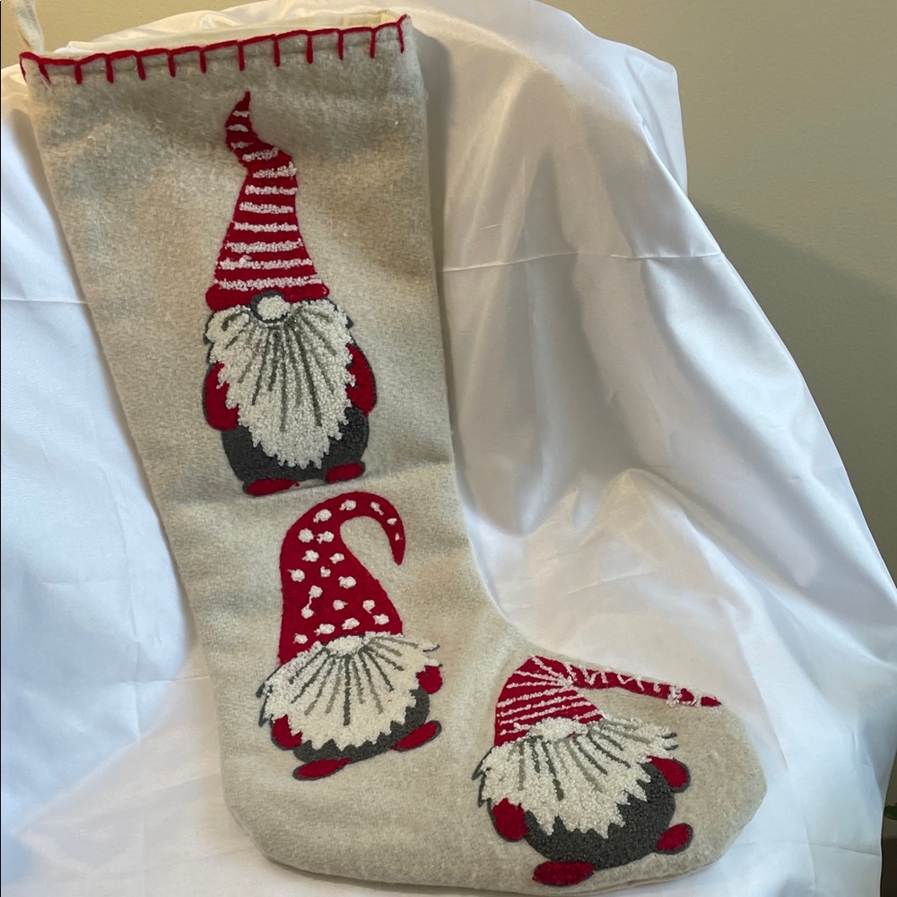 Isaac Mizrahi New York  Christmas Stocking Gnomes
